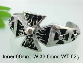 Stainless Skull Bangle
