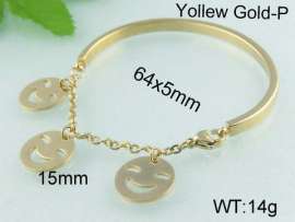 Stainless Steel Gold-plating Bangle