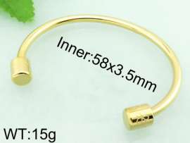 Stainless Steel Gold-plating Bangle