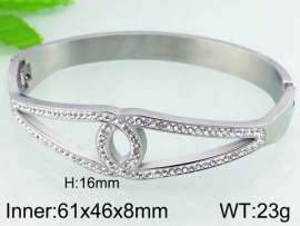 Stainless Steel Stone Bangle