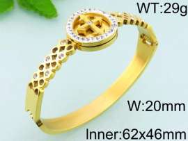 Stainless Steel Gold-plating Bangle
