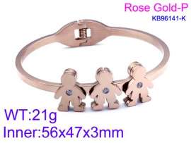 Stainless Steel Stone Bangle