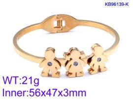 Stainless Steel Stone Bangle