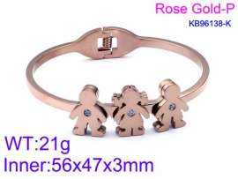 Stainless Steel Stone Bangle