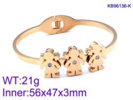 Stainless Steel Stone Bangle