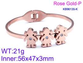 Stainless Steel Stone Bangle