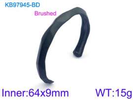 Stainless Steel Black-plating Bangle