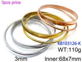Stainless Steel Rose Gold-plating Bangle