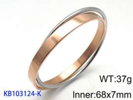 Stainless Steel Rose Gold-plating Bangle
