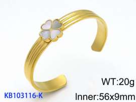 Stainless Steel Gold-plating Bangle