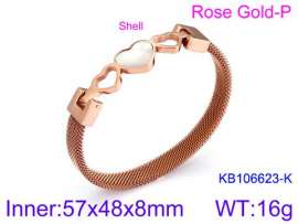 Stainless Steel Rose Gold-plating Bangle