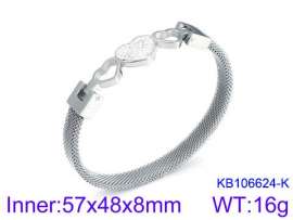 Stainless Steel Stone Bangle