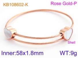 Stainless Steel Wire Bangle