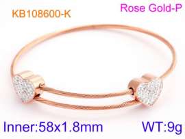 Stainless Steel Wire Bangle