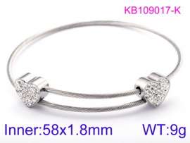 Stainless Steel Wire Bangle