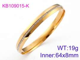 Stainless Steel Gold-plating Bangle