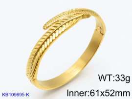 Stainless Steel Gold-plating Bangle