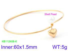 Stainless Steel Gold-plating Bangle
