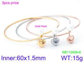 Stainless Steel Rose Gold-plating Bangle