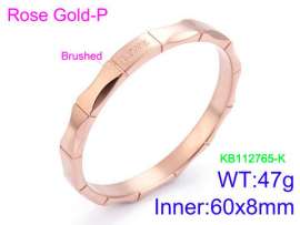 Stainless Steel Rose Gold-plating Bangle