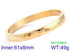 Stainless Steel Gold-plating Bangle