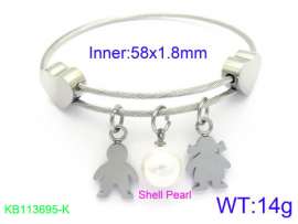 Stainless Steel Wire Bangle
