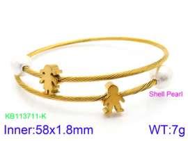 Stainless Steel Wire Bangle