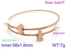Stainless Steel Wire Bangle