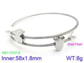 Stainless Steel Wire Bangle