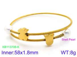 Stainless Steel Wire Bangle