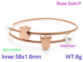 Stainless Steel Wire Bangle