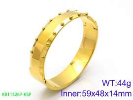 Stainless Steel Gold-plating Bangle