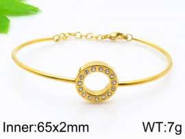Stainless Steel Gold-plating Bangle
