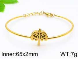 Stainless Steel Gold-plating Bangle
