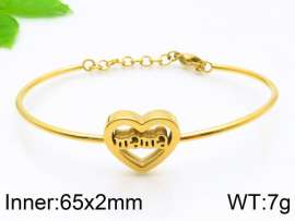 Stainless Steel Gold-plating Bangle