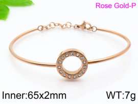 Stainless Steel Rose Gold-plating Bangle