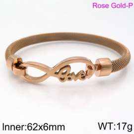 Stainless Steel Rose Gold-plating Bangle
