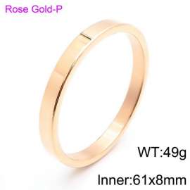 Stainless Steel Rose Gold-plating Bangle