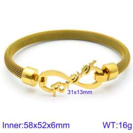 Stainless Steel Gold-plating Bangle