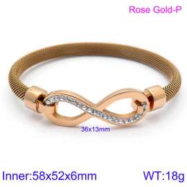 Stainless Steel Rose Gold-plating Bangle