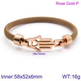Stainless Steel Rose Gold-plating Bangle
