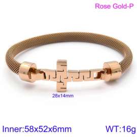 Stainless Steel Rose Gold-plating Bangle