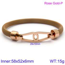 Stainless Steel Rose Gold-plating Bangle