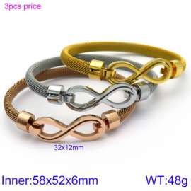 Stainless Steel Rose Gold-plating Bangle