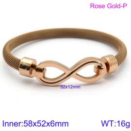 Stainless Steel Rose Gold-plating Bangle