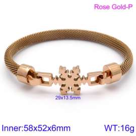 Stainless Steel Rose Gold-plating Bangle