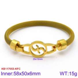 Stainless Steel Gold-plating Bangle