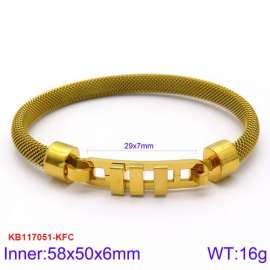 Stainless Steel Gold-plating Bangle