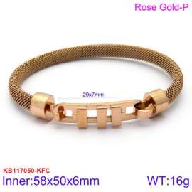 Stainless Steel Rose Gold-plating Bangle