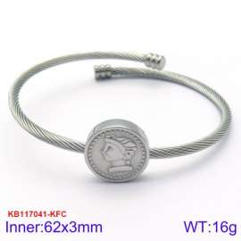 Stainless Steel Wire Bangle